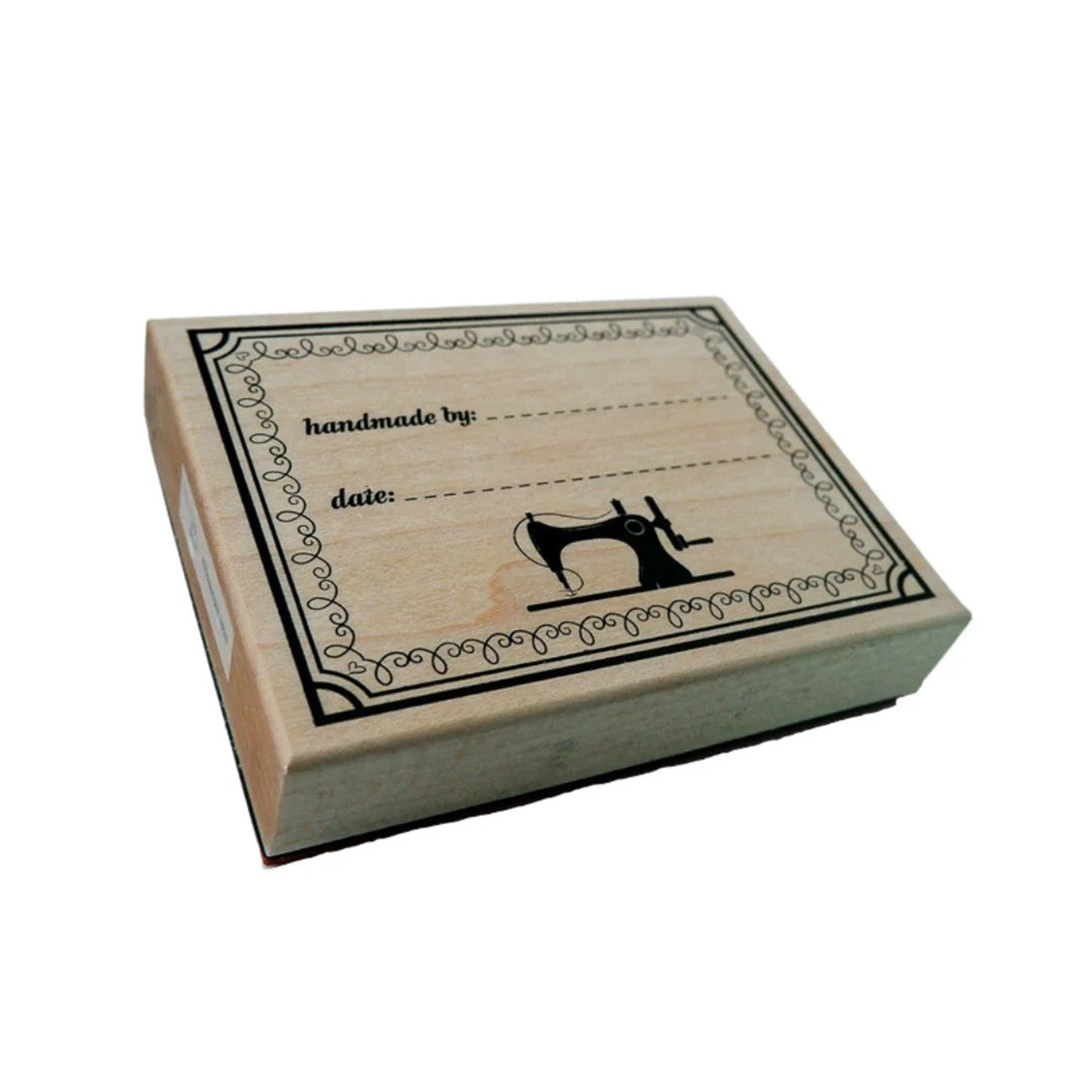 Handmade By Fabric Stamp