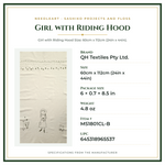 Product Specifications – Girl with Riding Hood
