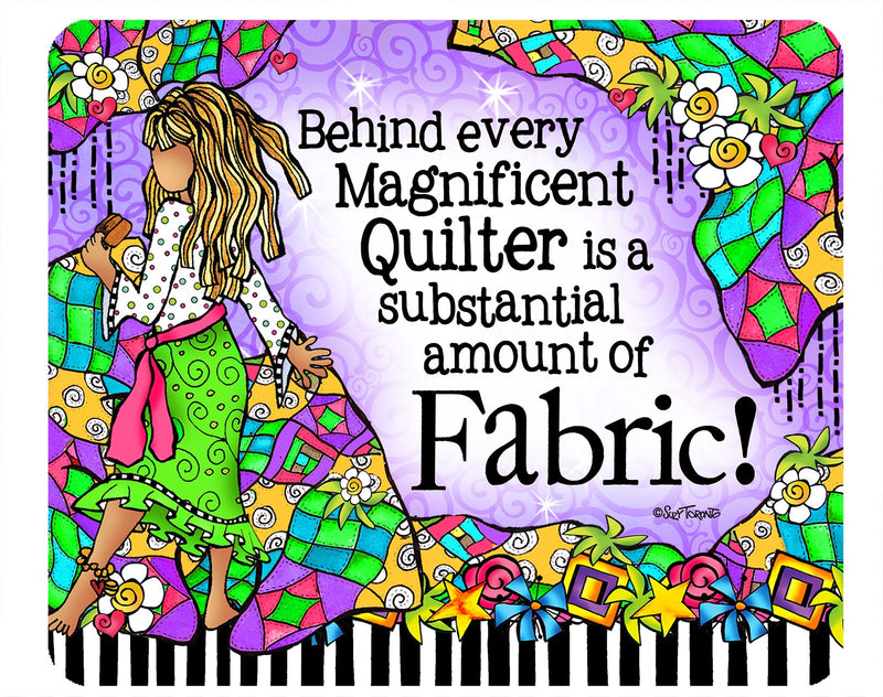 Quilt Fabric Mouse Pad