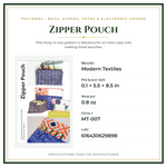 Product Specifications – Zipper Pouch