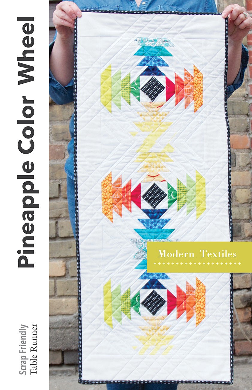 Pineapple Colorwheel Table Runner