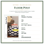 Product Specifications – Floor Pouf