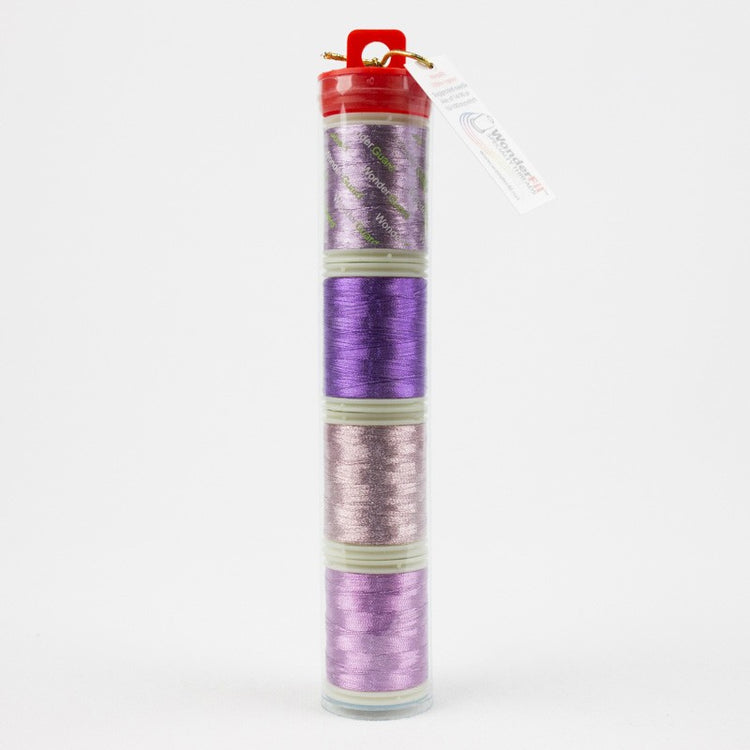 Spotlite 40wt Rayon Metallic 150m Tube 4spls Purple