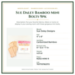 Product Specifications – Sue Daley Bamboo Mini Bolts 9pk