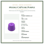 Product Specifications – Needle CAPture Purple