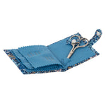 Needle Case & Scissors Blue Floral