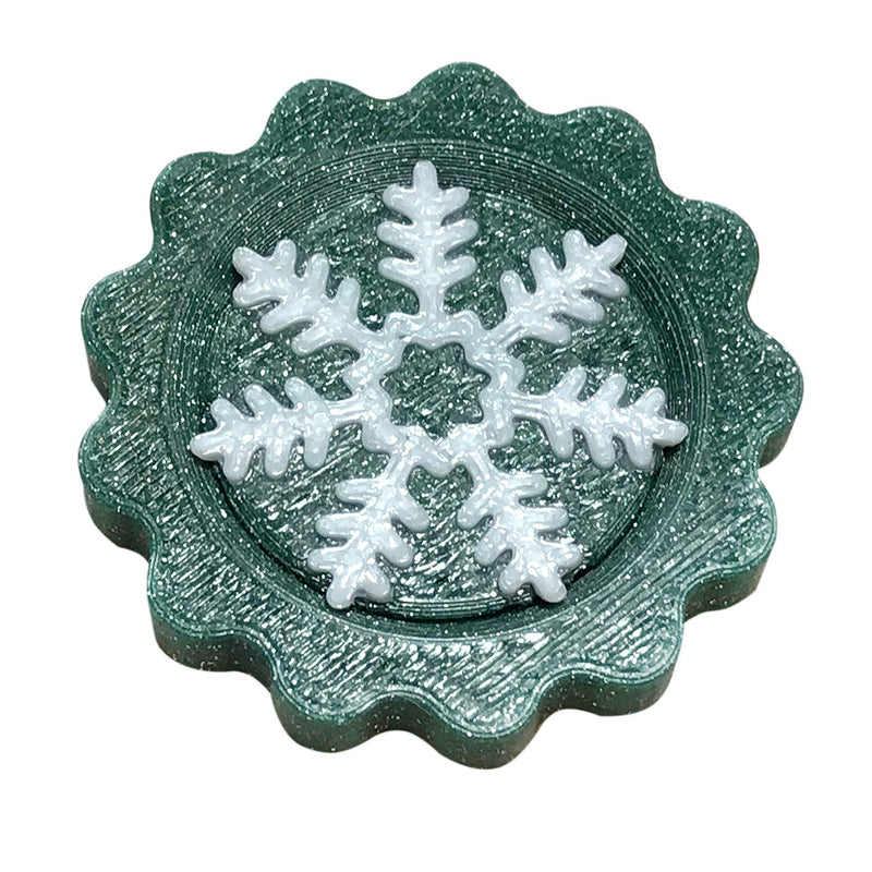 Snowflake Needle Minder Green