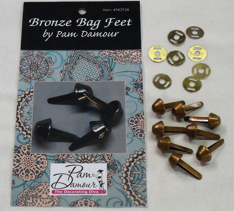 Bronze Bag feet