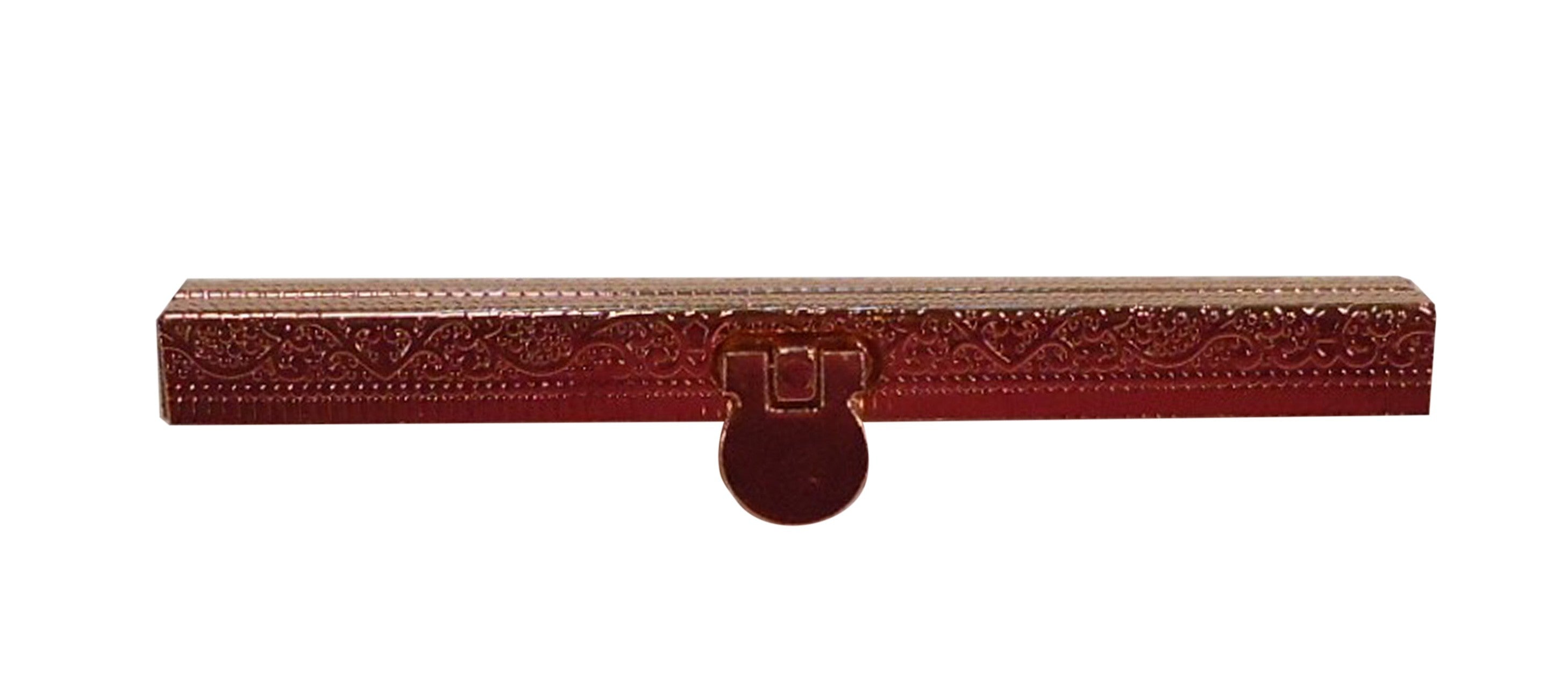 Small Embossed Wallet Clasp Rose Gold