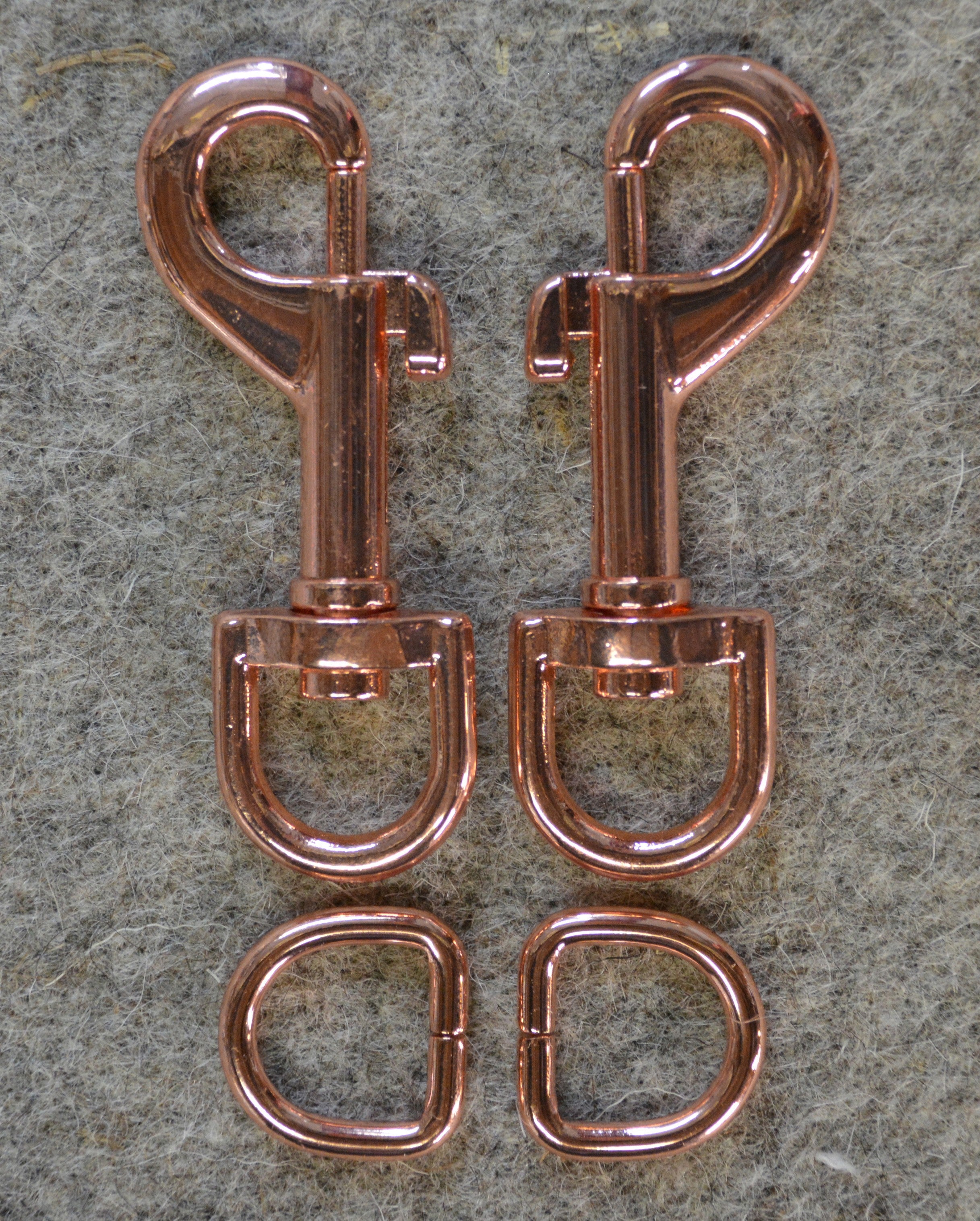Rose Gold Small 1/2in Strap Hardware
