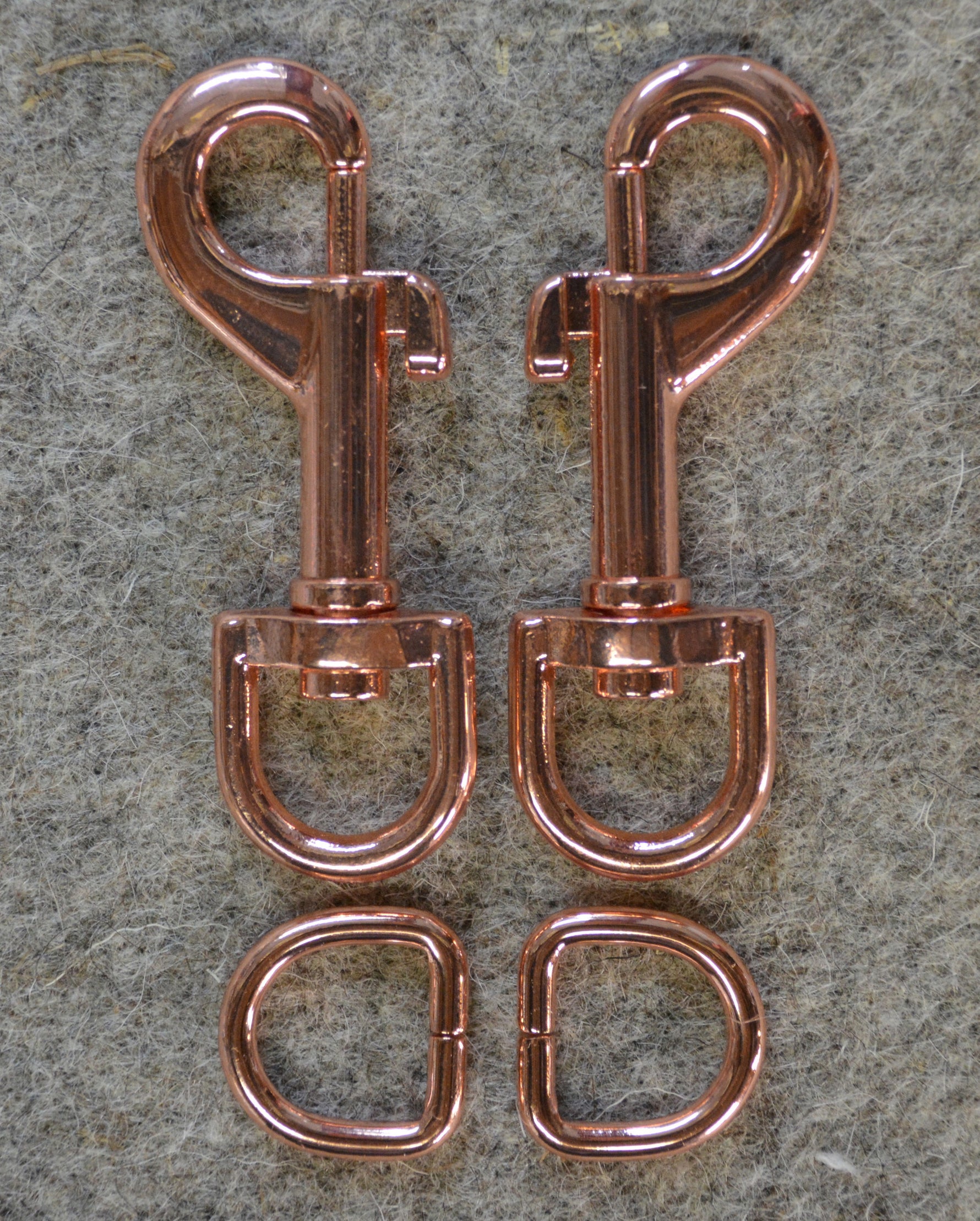 Rose Gold Small 1/2in Strap Hardware