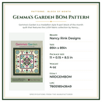 Product Specifications – Gemma's Garden BOM Pattern