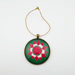 Quilt Christmas Ornament Merry Xmas Star Design 1