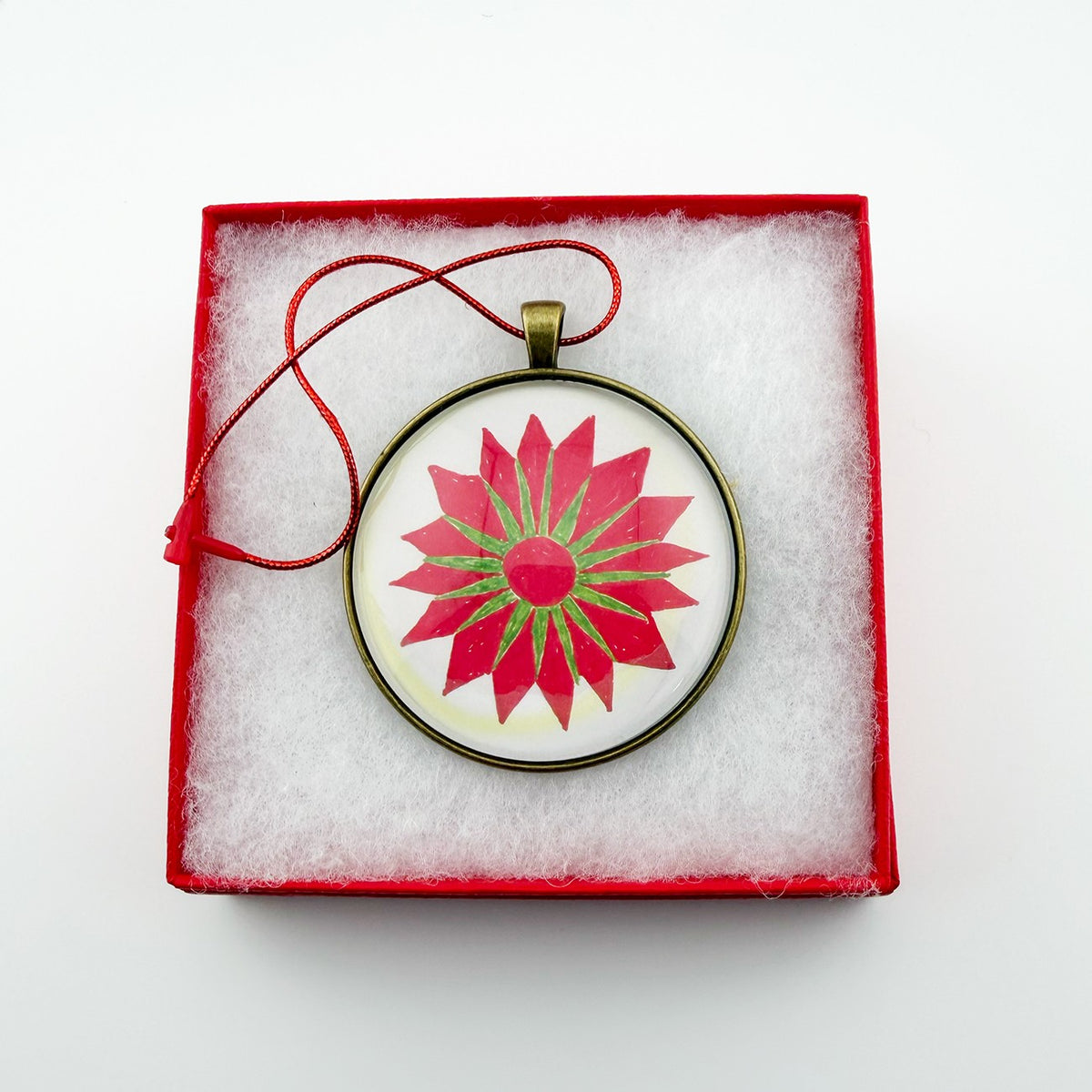 Quilt Christmas Ornament Noel Star Design 2