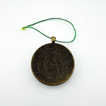 Quilt Christmas Ornament Poinsettia Design 1