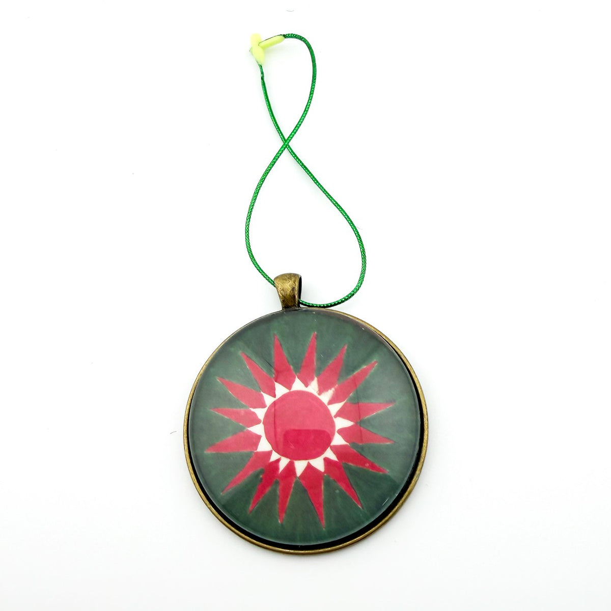 Quilt Christmas Ornament Poinsettia Design 2