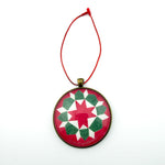 Quilt Christmas Ornament Star of Bethlehem Design 1