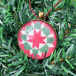 Quilt Christmas Ornament Star of Bethlehem Design 1