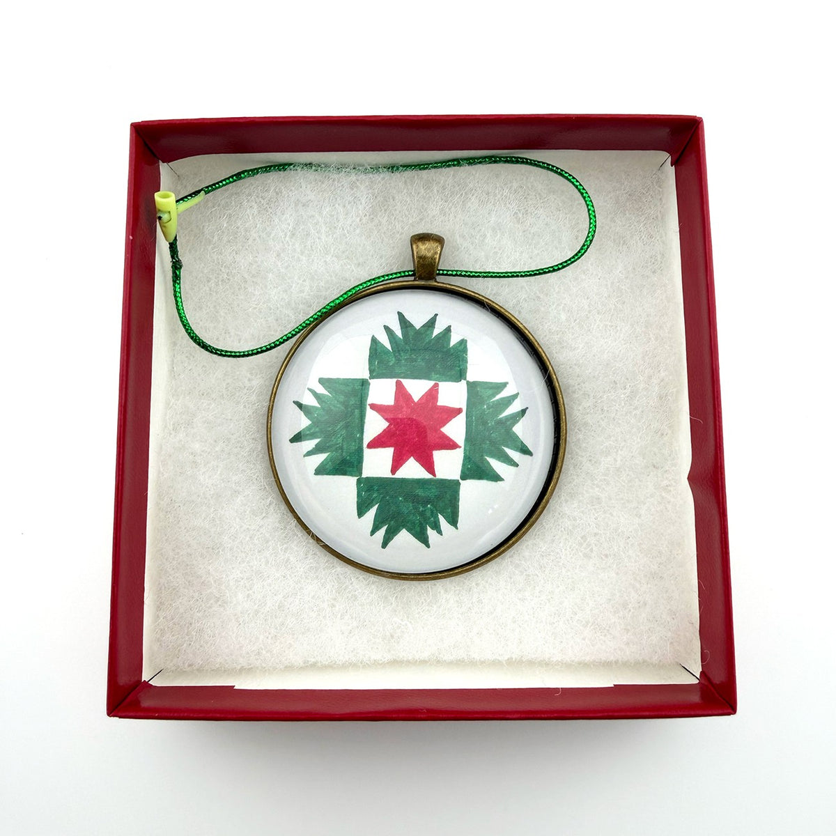 Quilt Christmas Ornament Xmas Star Design 2