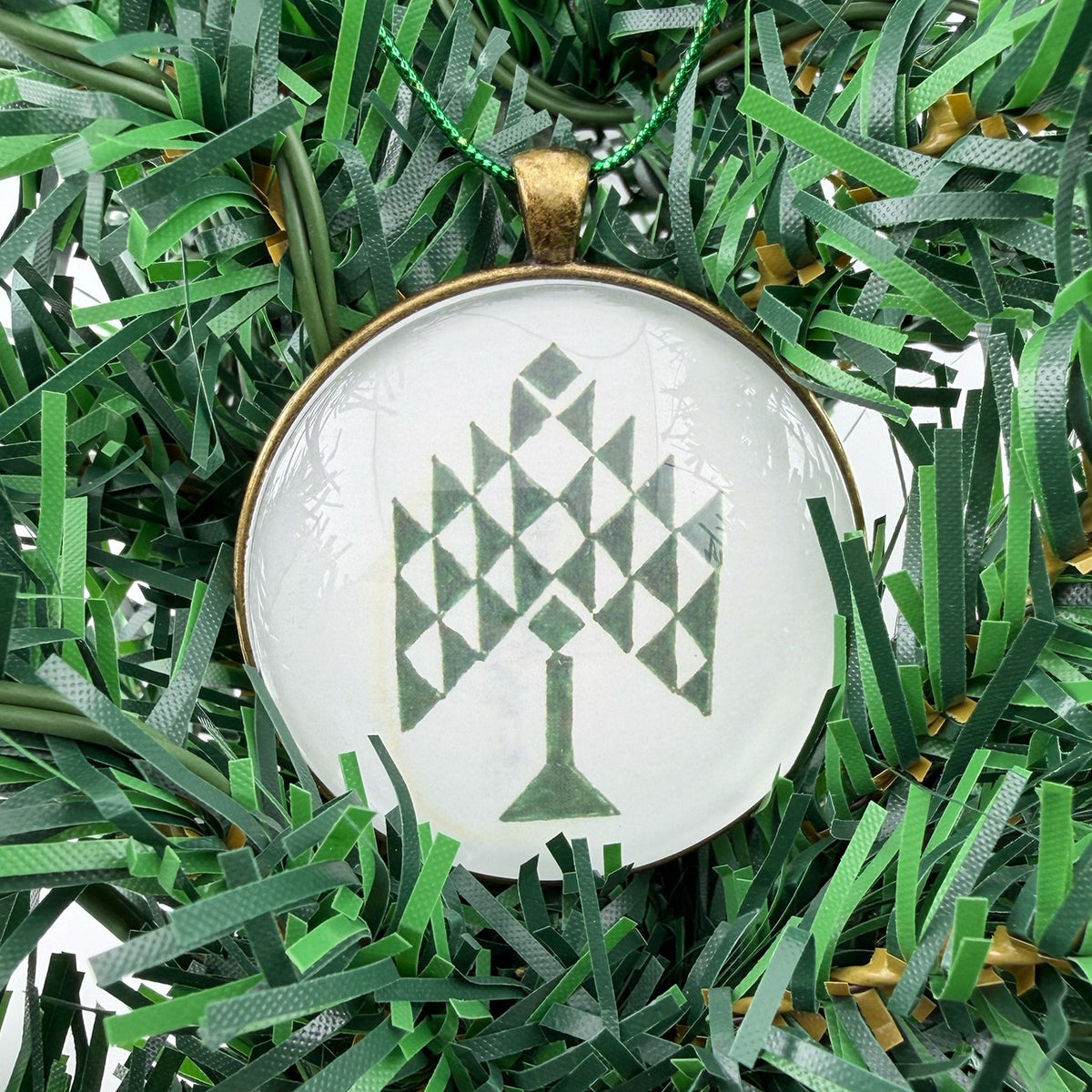 Quilt Christmas Ornament Xmas Tree Design 1