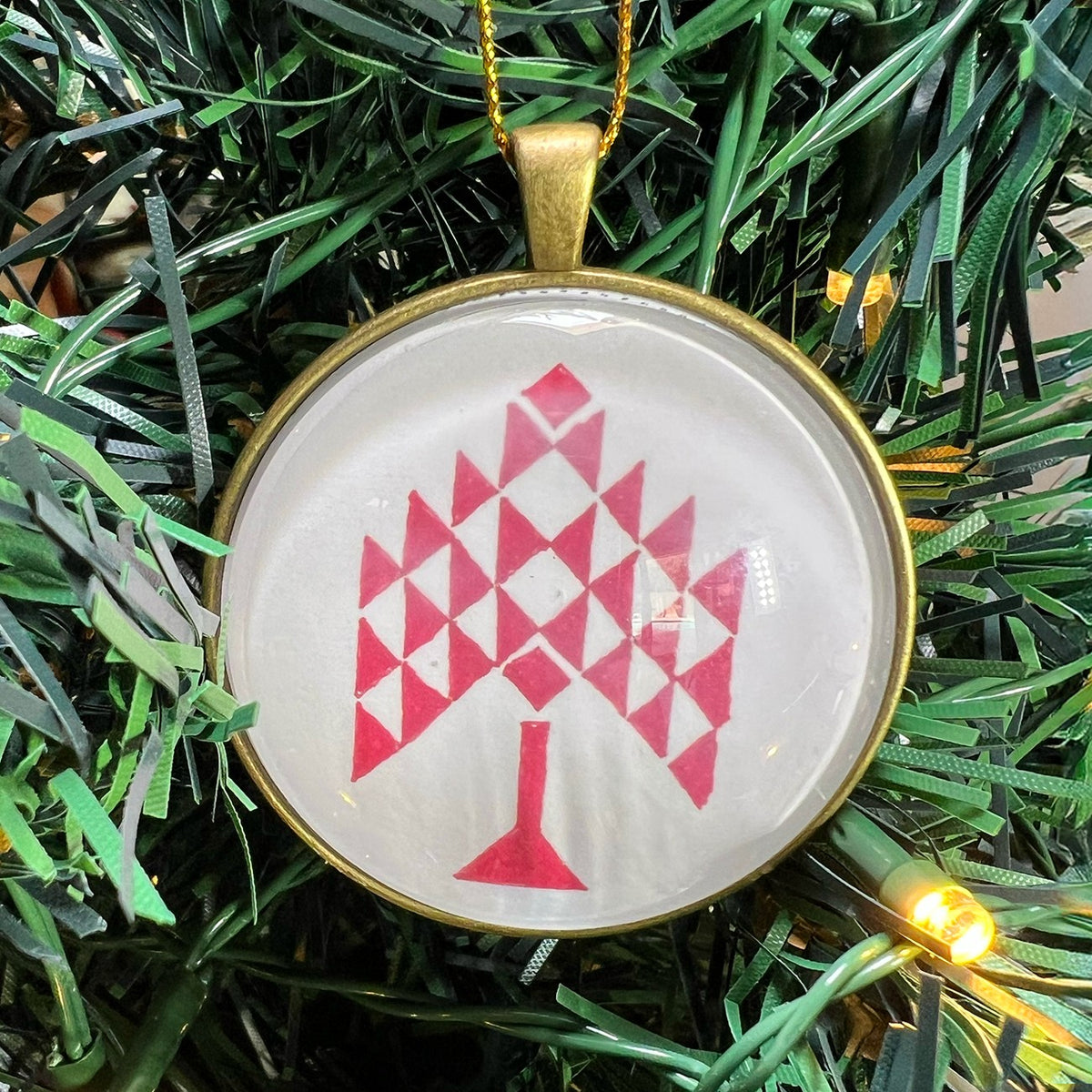 Quilt Christmas Ornament Xmas Tree Design 2