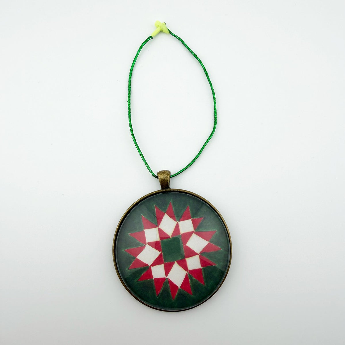 Quilt Christmas Ornament Xmas Wish Upon a Star Design 2