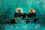 Otter Buddies Panel 17in x 10.5in