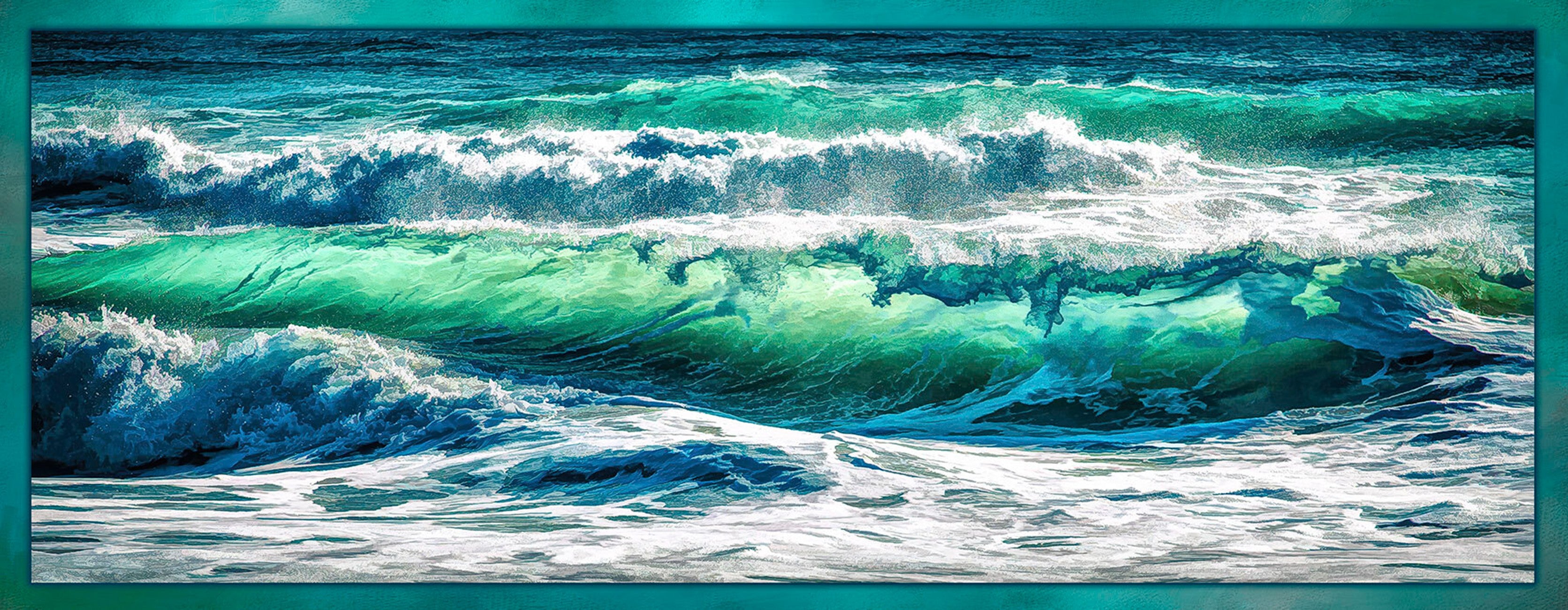 Pacific Surf 36in x 14in