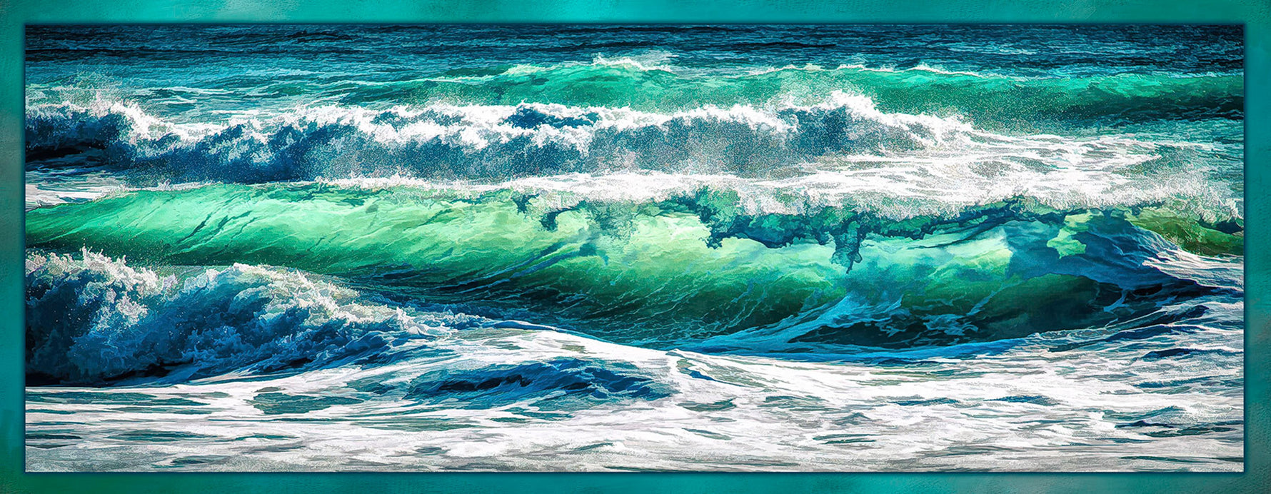 Pacific Surf 36in x 14in