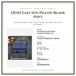Product Specifications – OESD Easy Sew Pillow Blank Navy