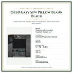 Product Specifications – OESD Easy Sew Pillow Blank Black