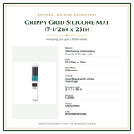 Product Specifications – Grippy Grid Silicone Mat 17-1/2in x 25in