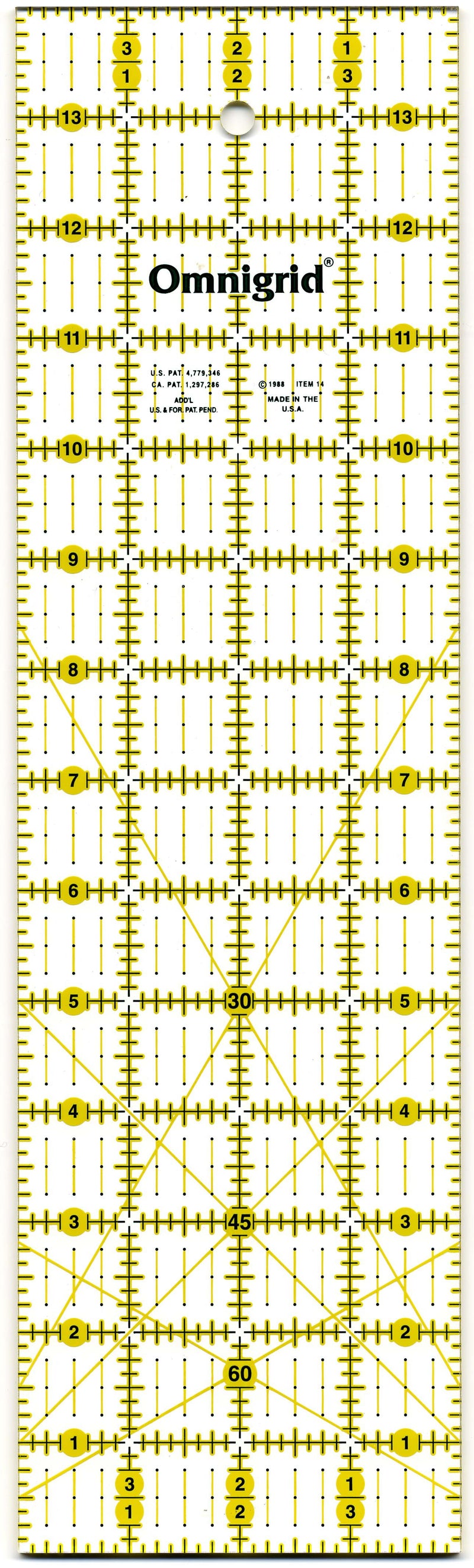 Omnigrid Ruler 4in x 14in