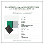 Product Specifications – Omnigrid Foldaway Mid-Size Cutting Mat & Ironing Area 9in x 12in