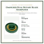 Product Specifications – Omnigrid Dual Rotary Blade Sharpener