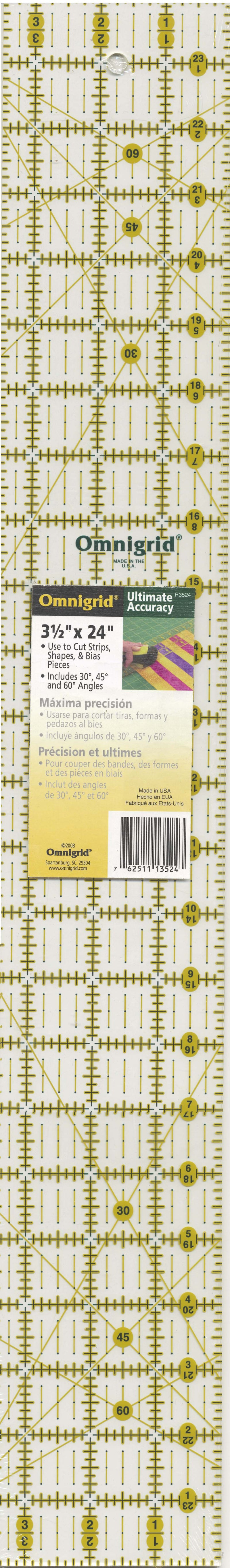 Omnigrid Ruler 3 1/2in x 24in