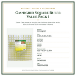 Product Specifications – Omnigrid Square Ruler Value Pack 1