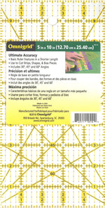 Omnigrid 5in x 10in Ruler