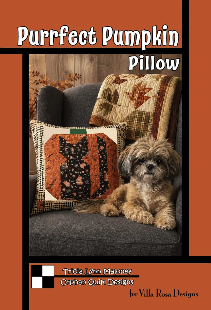 Purrfect Pumpkin Pillow