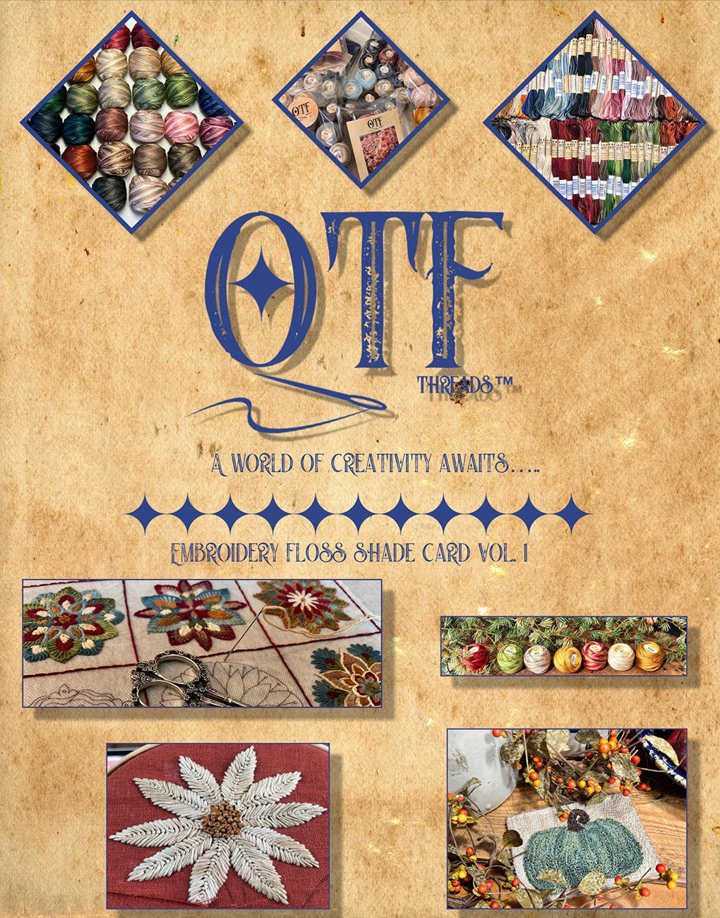 OTF Threads Color Shade Card Catalog