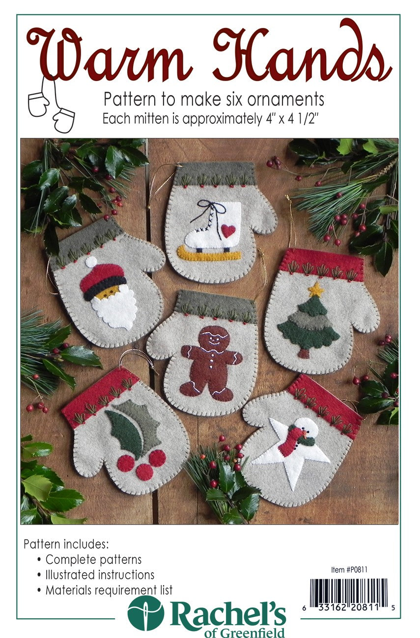Warm Hands Mitten Ornaments