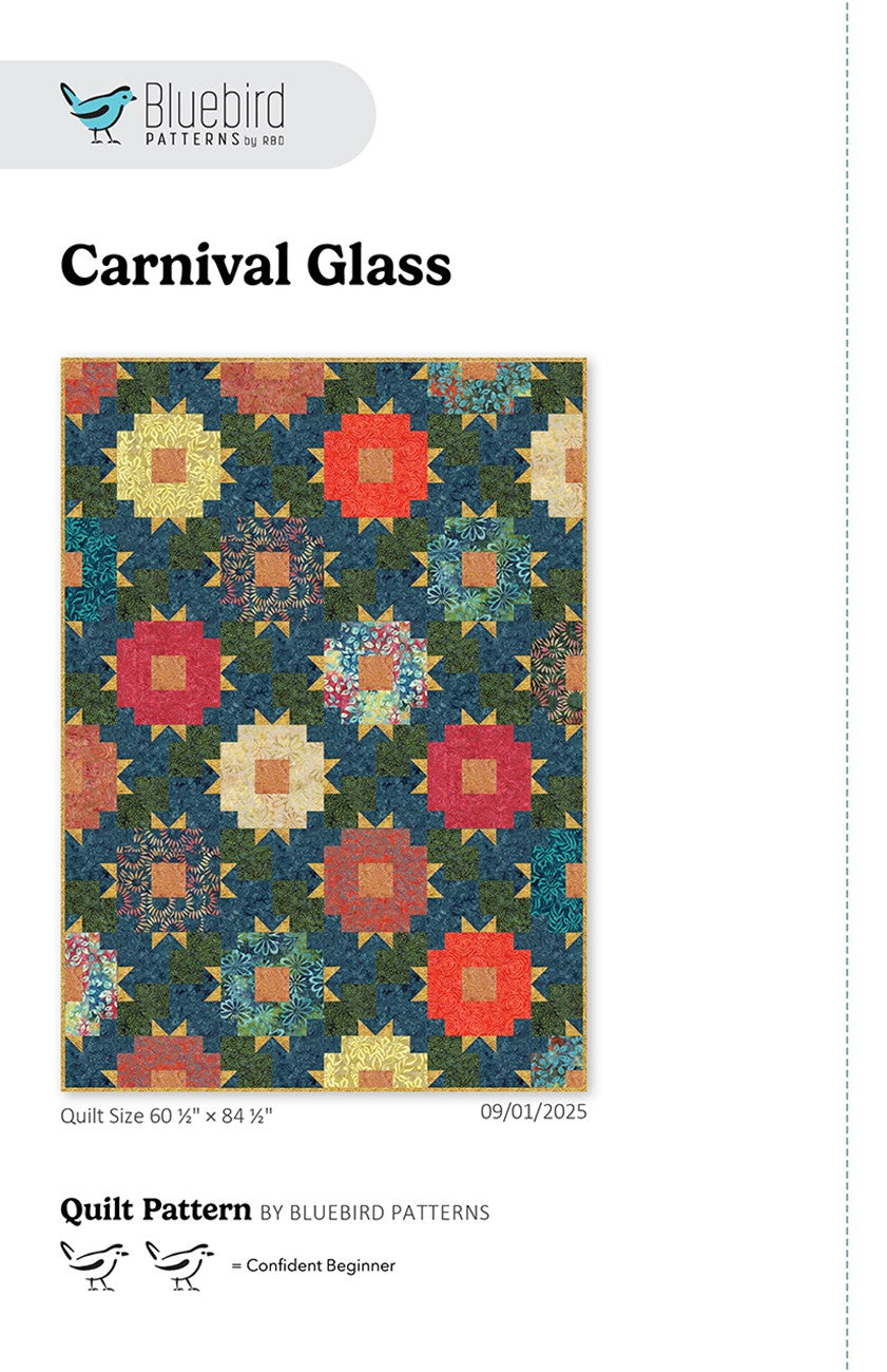 Bluebird Patterns Carnival Glass Quilt Pattern