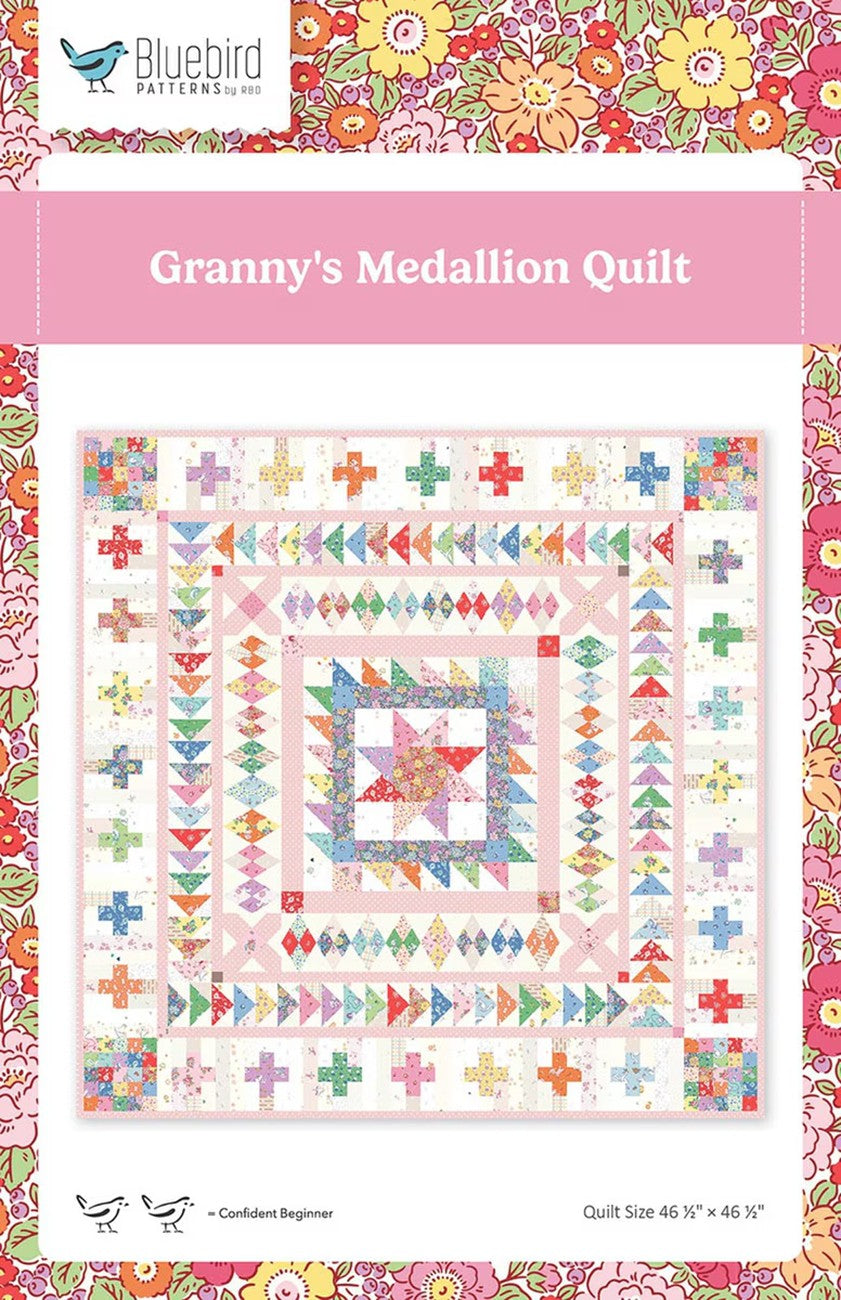 Bluebird Patterns Granny's Medallion Quilt Pattern