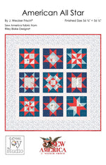 J. Wecker Frisch American All Star Quilt Pattern