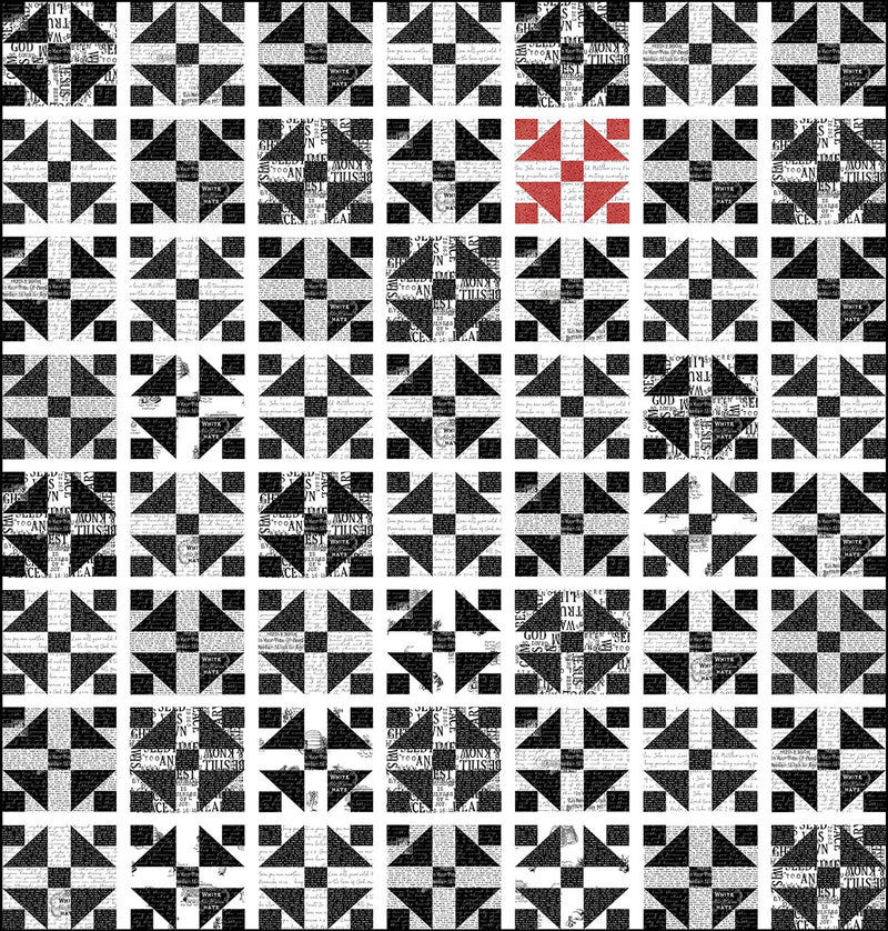 J. Wecker Frisch Cross Within a Cross Quilt Pattern