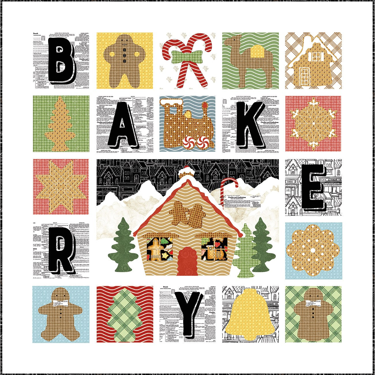 J. Wecker Frisch Gingerbread Bakery Quilt Pattern