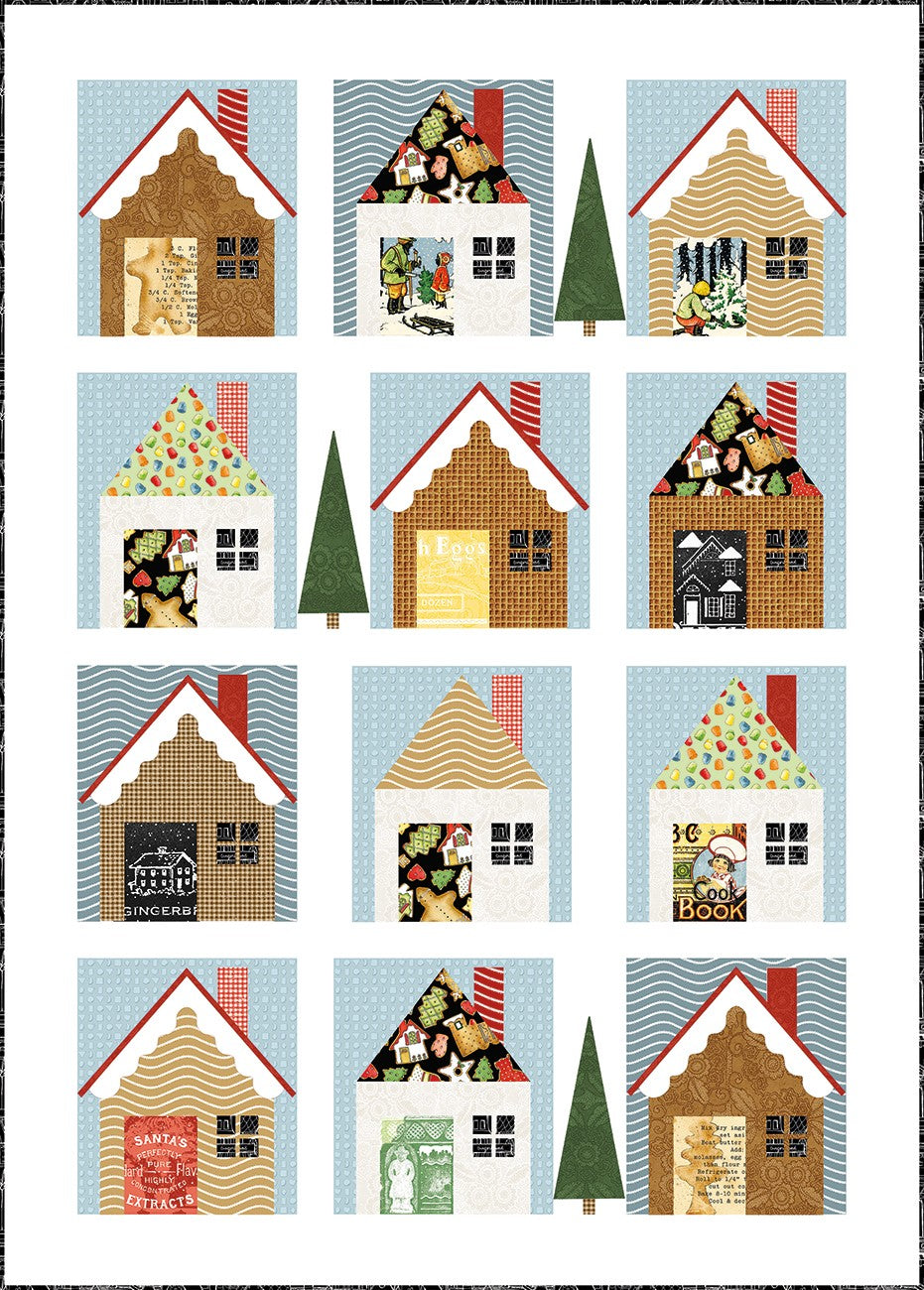 J. Wecker Frisch Gingerbread Lane Quilt Pattern