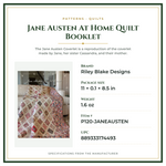 Product Specifications – Jane Austen At Home Quilt Booklet