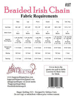 Melissa Corry Braided Irish Chain Quilt Pattern