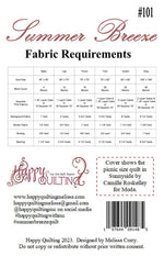 Summer Breeze by Happy Quilting
